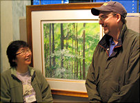  Volunteers Jill Tajiri and husband Jeff Jacobs 